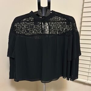 Abercrombie & Fitch Black Lace Women's Top